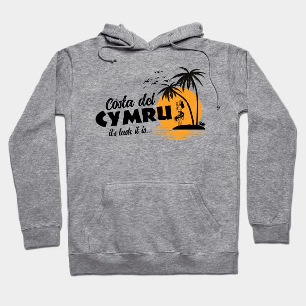 Costa Del Cymru Hoodie by Teessential